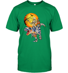 Skeleton Riding T Rex Funny Halloween Men's T-Shirt Men's T-Shirt - HHHstores