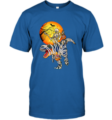 Skeleton Riding T Rex Funny Halloween Men's T-Shirt Men's T-Shirt - HHHstores