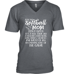 Being A Softball Mom Isnt Easy Men's V-Neck Men's V-Neck - HHHstores