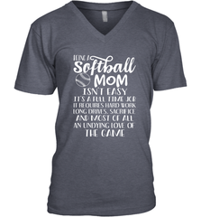 Being A Softball Mom Isnt Easy Men's V-Neck Men's V-Neck - HHHstores