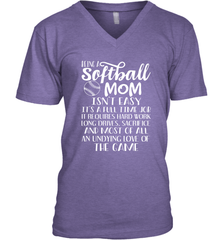 Being A Softball Mom Isnt Easy Men's V-Neck Men's V-Neck - HHHstores