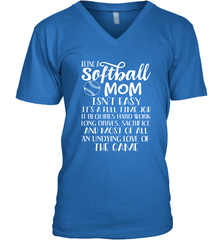 Being A Softball Mom Isnt Easy Men's V-Neck Men's V-Neck - HHHstores