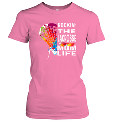 Lacrosse Rockin The Mom Life Women's T-Shirt Women's T-Shirt - HHHstores