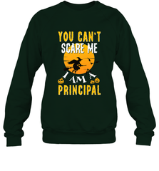 You Can't Scare Me Principal Quote Halloween Funny Costume Crewneck Sweatshirt Crewneck Sweatshirt - HHHstores