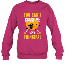 You Can't Scare Me Principal Quote Halloween Funny Costume Crewneck Sweatshirt Crewneck Sweatshirt - HHHstores