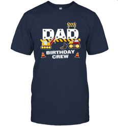 Dad Birthday Crew For Construction Birthday Party Gift Men's T-Shirt