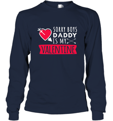 Kids Funny Valentine's Day Present For Your Little Girl, Daughter Long Sleeve T-Shirt Long Sleeve T-Shirt - HHHstores