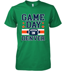 NFL Denver Co Game Day Football Home Team Colors Men's Premium T-Shirt