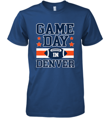 NFL Denver Co Game Day Football Home Team Colors Men's Premium T-Shirt Men's Premium T-Shirt - HHHstores