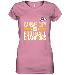 Kansas City Sideline Football _ The City Of Champions LIV Women's V-Neck T-Shirt Women's V-Neck T-Shirt - HHHstores