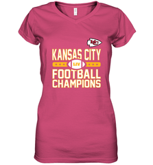 Kansas City Sideline Football _ The City Of Champions LIV Women's V-Neck T-Shirt Women's V-Neck T-Shirt - HHHstores