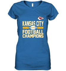 Kansas City Sideline Football _ The City Of Champions LIV Women's V-Neck T-Shirt Women's V-Neck T-Shirt - HHHstores