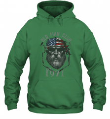Old Man Club_ Established 1971 Hooded Sweatshirt Hooded Sweatshirt - HHHstores