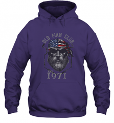 Old Man Club_ Established 1971 Hooded Sweatshirt Hooded Sweatshirt - HHHstores