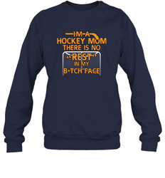 Im A hockey Mom Design Crewneck Sweatshirt