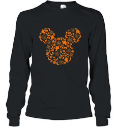 Disney Mickey Mouse Halloween Silhouette Long Sleeve T-Shirt