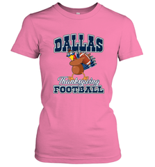 Dallas Thanksgiving Day Funny Turkey Playing Texas Football Premium T Shirt Women's T-Shirt Women's T-Shirt - HHHstores