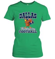 Dallas Thanksgiving Day Funny Turkey Playing Texas Football Premium T Shirt Women's T-Shirt Women's T-Shirt - HHHstores