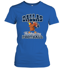 Dallas Thanksgiving Day Funny Turkey Playing Texas Football Premium T Shirt Women's T-Shirt Women's T-Shirt - HHHstores