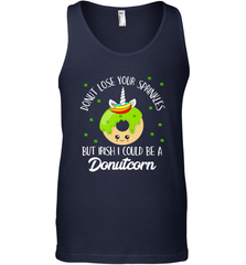 Donutcorn Funny Cute Donut Unicorn Irish St Patrick's Day Men's Tank Top Men's Tank Top - HHHstores