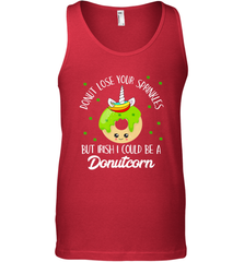 Donutcorn Funny Cute Donut Unicorn Irish St Patrick's Day Men's Tank Top Men's Tank Top - HHHstores