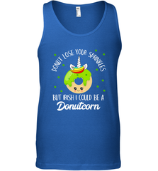 Donutcorn Funny Cute Donut Unicorn Irish St Patrick's Day Men's Tank Top Men's Tank Top - HHHstores