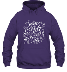 Some People Are Worth Melting For Hooded Sweatshirt Hooded Sweatshirt - HHHstores