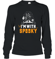 Spooky Halloween Costume Scary Gift Long Sleeve T-Shirt