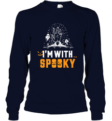 Spooky Halloween Costume Scary Gift Long Sleeve T-Shirt
