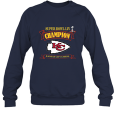 Kansas City Chiefs NFL Pro Line by Fanatics Super Bowl LIV Champions Crewneck Sweatshirt