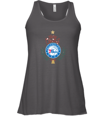 NBA Philadelphia 76ers Logo merry Christmas gilf Women's Racerback Tank Women's Racerback Tank - HHHstores