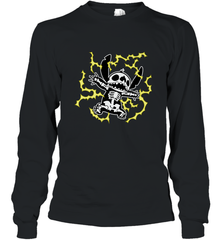 Disney Stitch Skeleton Halloween Long Sleeve T-Shirt Long Sleeve T-Shirt - HHHstores