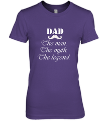 Dad the man the myth the legend Happy Father's day Women's Premium T-Shirt Women's Premium T-Shirt - HHHstores