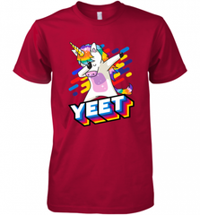 Colorful Dabbing Dancing Unicorn Celebration Yeet Men's Premium T-Shirt Men's Premium T-Shirt - HHHstores