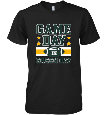 NFL Green Bay WI. Game Day Football Home Team Men's Premium T-Shirt Men's Premium T-Shirt / Black / XS Men's Premium T-Shirt - HHHstores