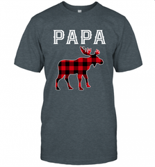 Papa Moose Red Plaid Christmas Pajama Men's T-Shirt Men's T-Shirt - HHHstores