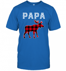 Papa Moose Red Plaid Christmas Pajama Men's T-Shirt Men's T-Shirt - HHHstores