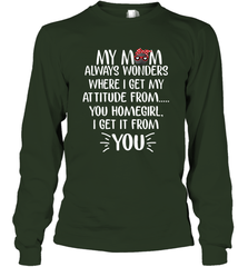 HOCKEY My Mom Always Wonders Long Sleeve T-Shirt Long Sleeve T-Shirt - HHHstores