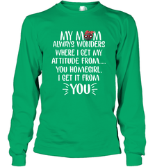 HOCKEY My Mom Always Wonders Long Sleeve T-Shirt Long Sleeve T-Shirt - HHHstores
