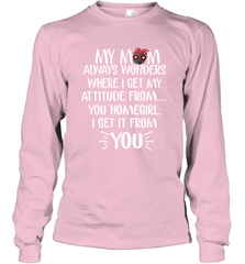 HOCKEY My Mom Always Wonders Long Sleeve T-Shirt Long Sleeve T-Shirt - HHHstores