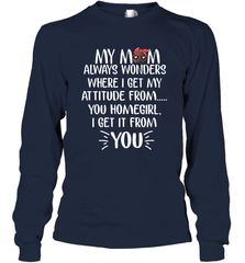 HOCKEY My Mom Always Wonders Long Sleeve T-Shirt Long Sleeve T-Shirt - HHHstores