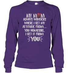 HOCKEY My Mom Always Wonders Long Sleeve T-Shirt Long Sleeve T-Shirt - HHHstores