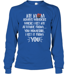 HOCKEY My Mom Always Wonders Long Sleeve T-Shirt Long Sleeve T-Shirt - HHHstores