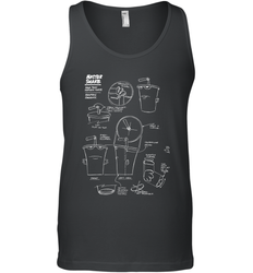 Aqua Teen Hunger Force Master Shake Sculptin Diagram Men's Tank Top