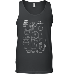 Aqua Teen Hunger Force Master Shake Sculptin Diagram Men's Tank Top Men's Tank Top - HHHstores