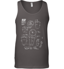 Aqua Teen Hunger Force Master Shake Sculptin Diagram Men's Tank Top Men's Tank Top - HHHstores