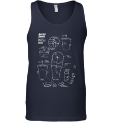 Aqua Teen Hunger Force Master Shake Sculptin Diagram Men's Tank Top Men's Tank Top - HHHstores