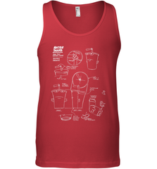 Aqua Teen Hunger Force Master Shake Sculptin Diagram Men's Tank Top Men's Tank Top - HHHstores
