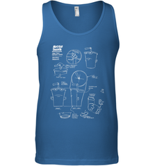 Aqua Teen Hunger Force Master Shake Sculptin Diagram Men's Tank Top Men's Tank Top - HHHstores