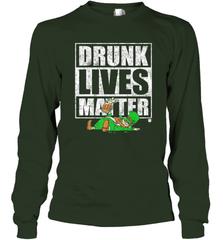 Drunk Lives Matter Leprechaun St Patricks Day Long Sleeve T-Shirt Long Sleeve T-Shirt - HHHstores